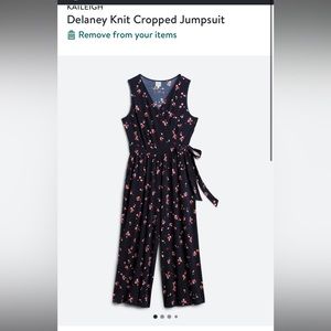 Kaileigh Delaney cropped jumpsuit